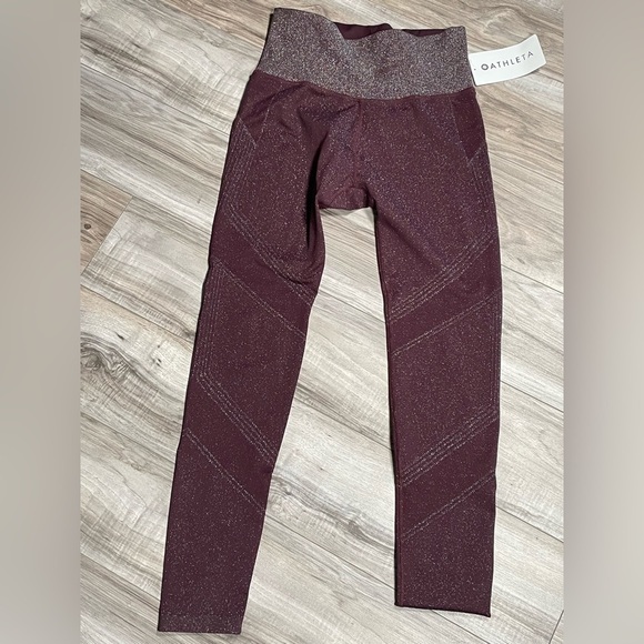 Athleta Twilight Tight 2.0 High Rise Leggings Antique Burgundy‎ NWT Medium - Picture 13 of 14